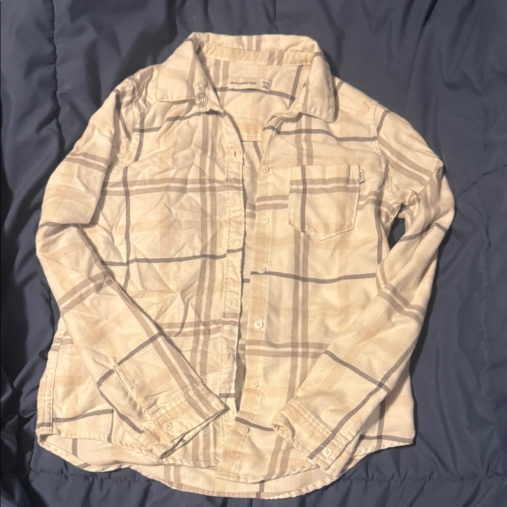 Abercrombie Kids Plaid Button-Up Shirt